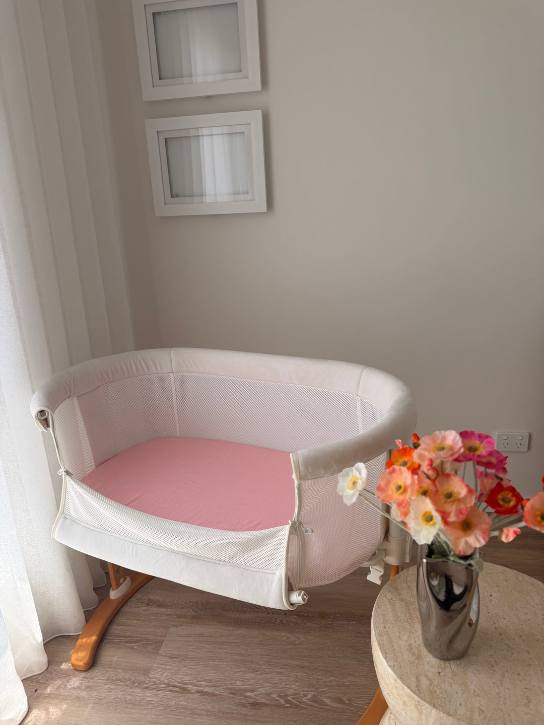 Milk&amp;Bed Waterproof Bassinet Fitted Sheet