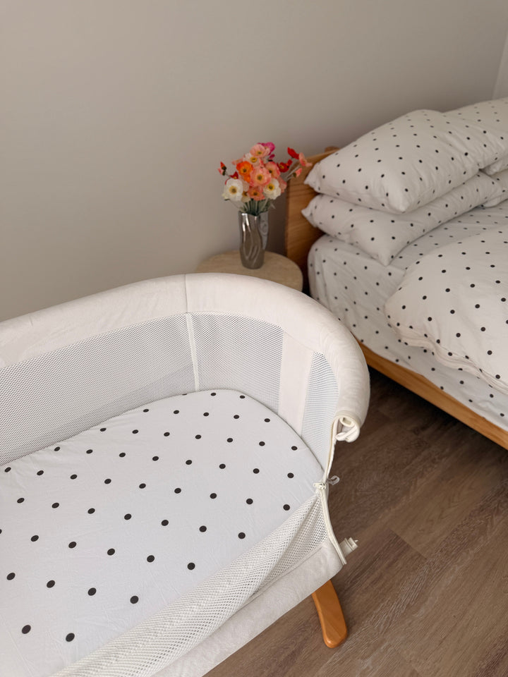 Milk&amp;Bed Waterproof Bassinet Fitted Sheet