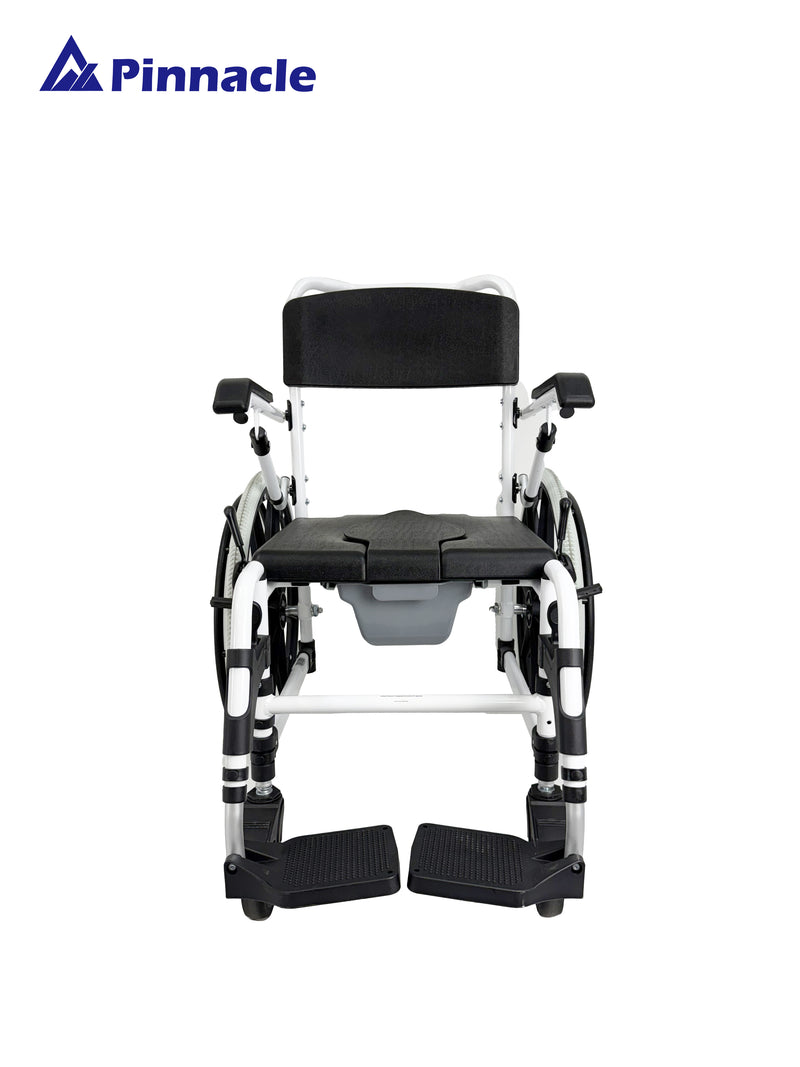 Pinnacle Deluxe Shower Commode Self-Propelled