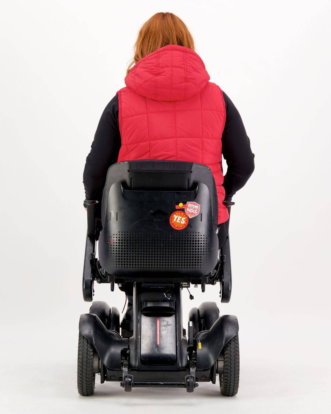 Puffer Vest | Adaptive Clothing for People with Disabilities and Wheelchair Users - Red