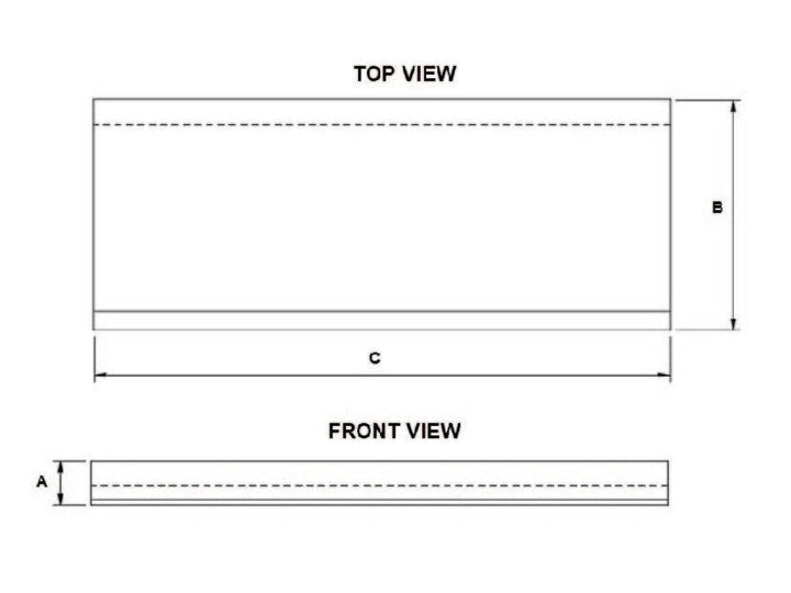 Tyrex 1:8 gradient recycled rubber mobility ramp, 900mm wide, showing textured surface and recessed design for stability.
