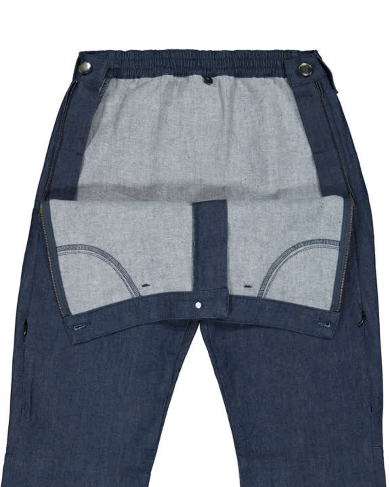 Stephen Seated Jeans for Male Wheelchair Users - Blue - Christina Stephens