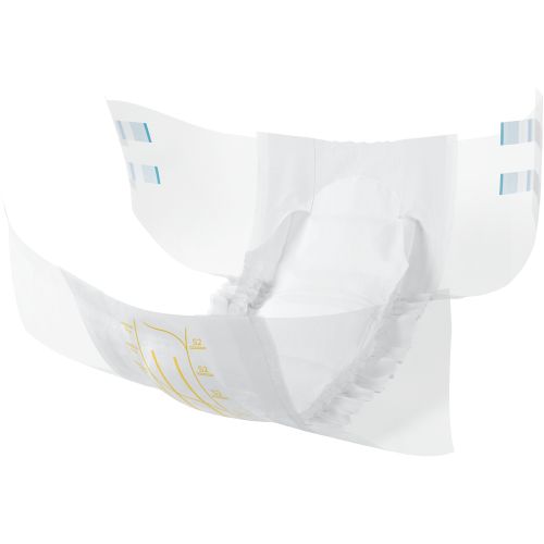 Abena Slip S2 Premium yellow continence pad with 1800ml absorbency, designed for 60–85cm waist size, shown in the image.