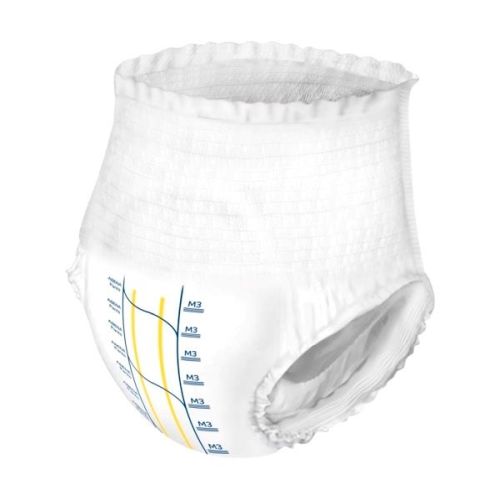 Abena Pants M3 blue continence pad in size 80–110 cm, featuring 2400 ml absorption capacity, shown in the image.