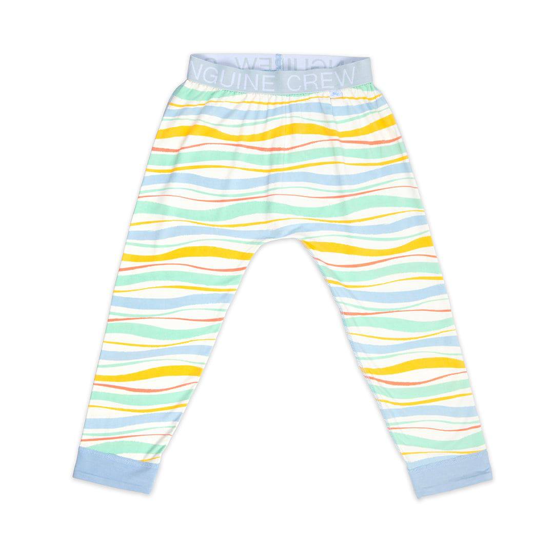 Sanguine Crew kids bamboo lounge pants in soft fabric, featuring a relaxed fit and comfortable waistband.