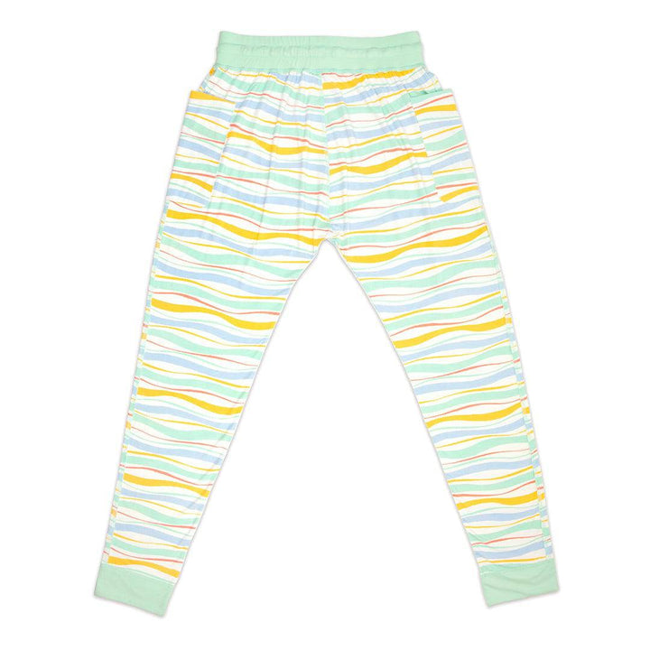 Sanguine Crew bamboo lounge pants for adults in a relaxed fit, showcasing a soft fabric and comfortable design.