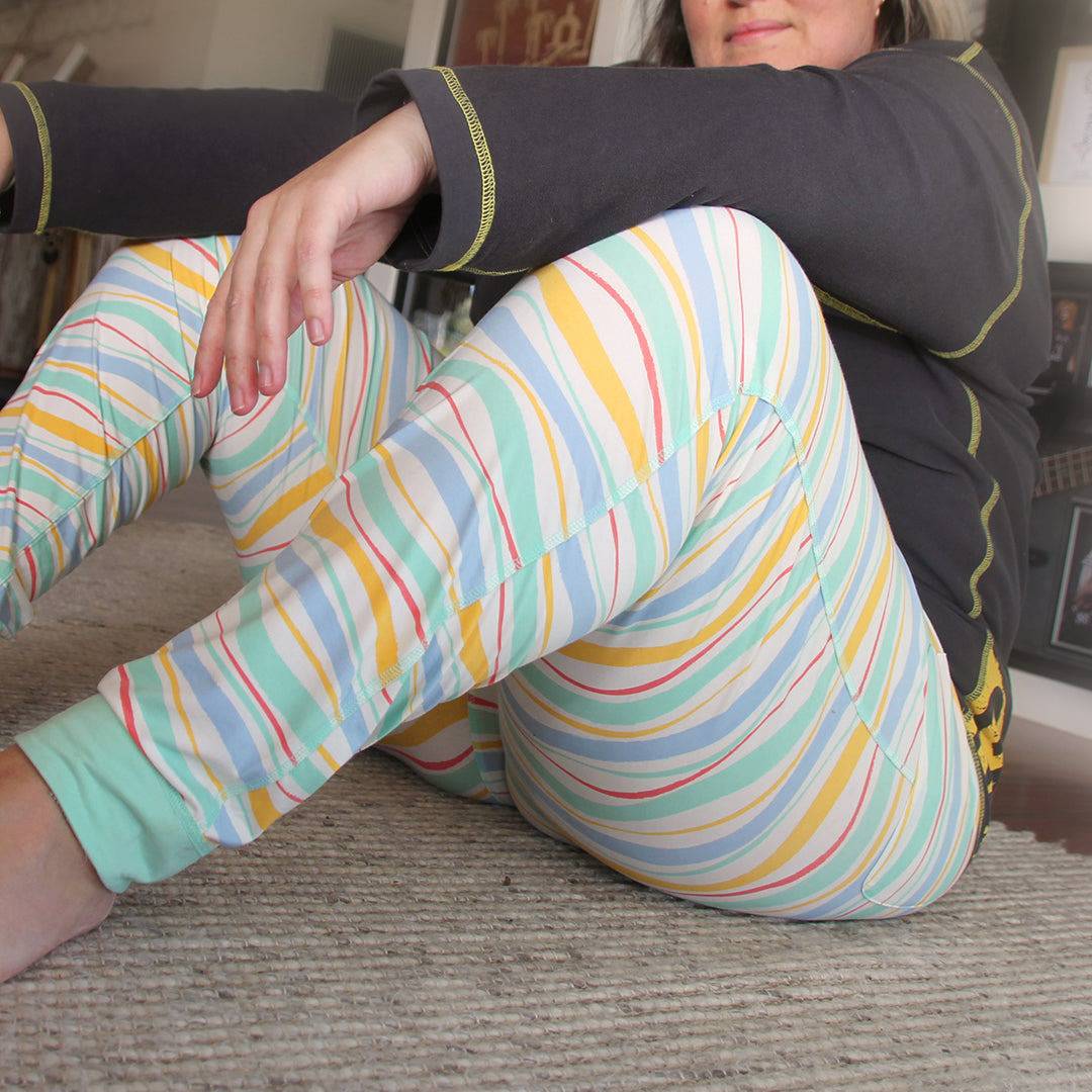 Sanguine Crew bamboo lounge pants for adults, featuring a comfortable fit and soft fabric in a relaxed style.