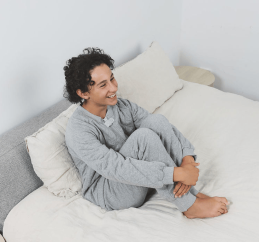 Snuggly Bag Adaptive Leg Suit by Snuggle Bags, showcasing its soft fabric and adaptive design for comfort and mobility.