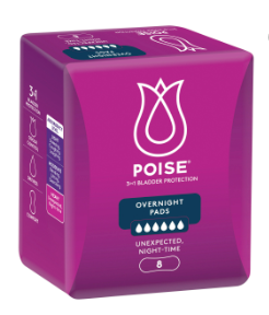 Poise Pads For Bladder Leaks Overnight 8 Pack