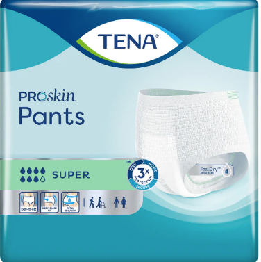 Tena Proskin Pants Super by Sigma, featuring soft, comfortable fabric for discreet continence protection.
