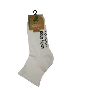 Bamboo Quarter Crew Cushion Foot Loose Top socks - NO SEAM