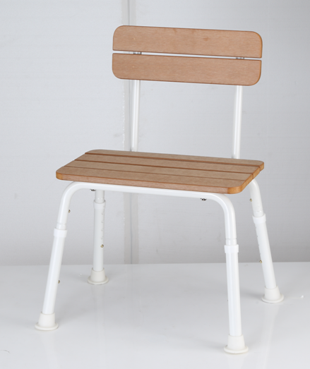 Max Mobility Delta C44-T Shower Chair with Timber Look Seat