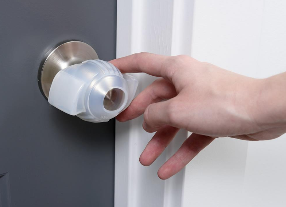 Able Life EZ Door Knob Grips by Quintro Healthcare, two soft rubber accessories for easier door knob turning.