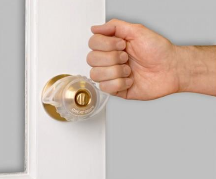 Able Life EZ Door Knob Grips by Quintro Healthcare, set of 2, flexible accessories for easier door knob operation.