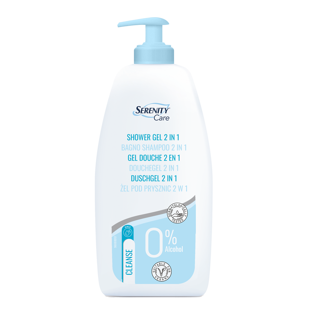 Serenity Care Shower Gel 2 in 1 500ml 12 - Day &amp; Night HealthCare