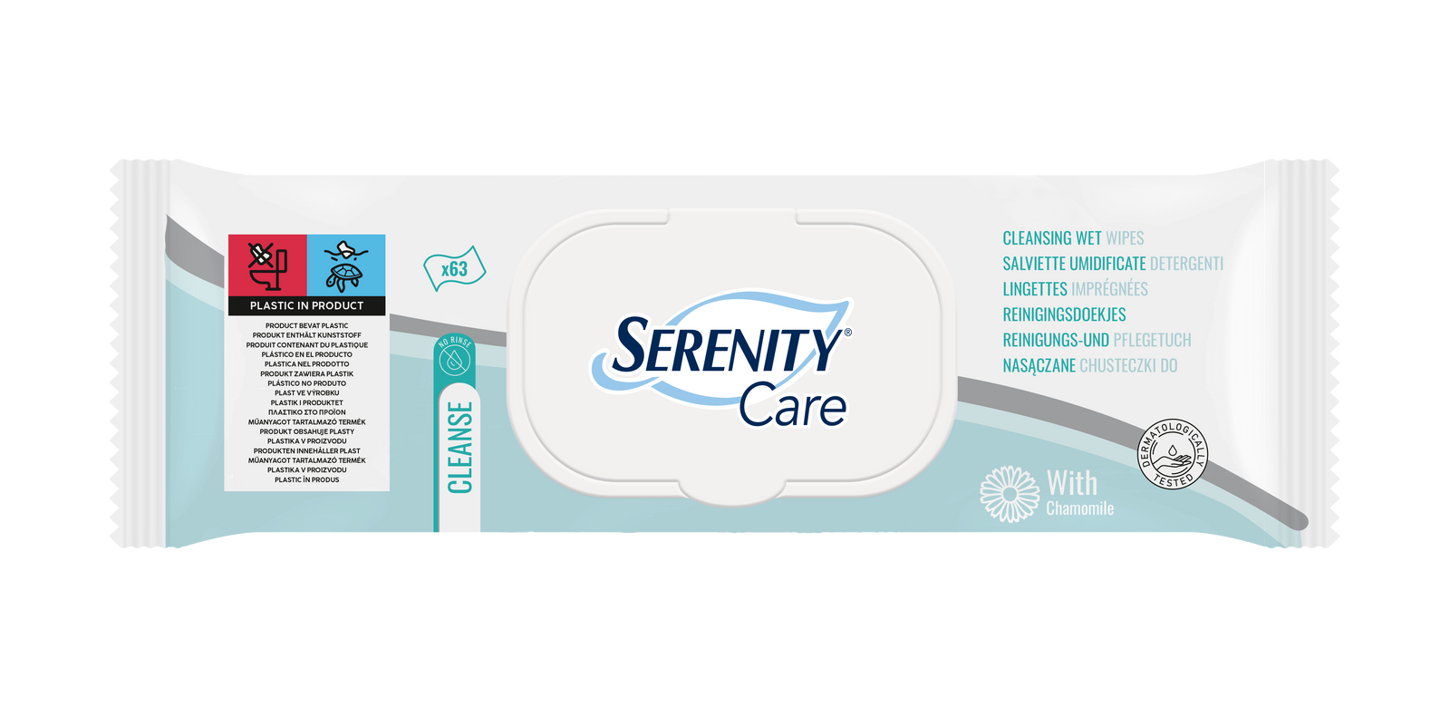 Serenity Care Wet Wipes 63 x 8 - Day & Night HealthCare