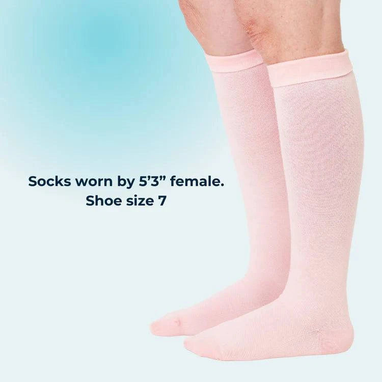 Brolly Sheets Sports Grade Compression Socks in a neutral color, designed for athletic performance and support.