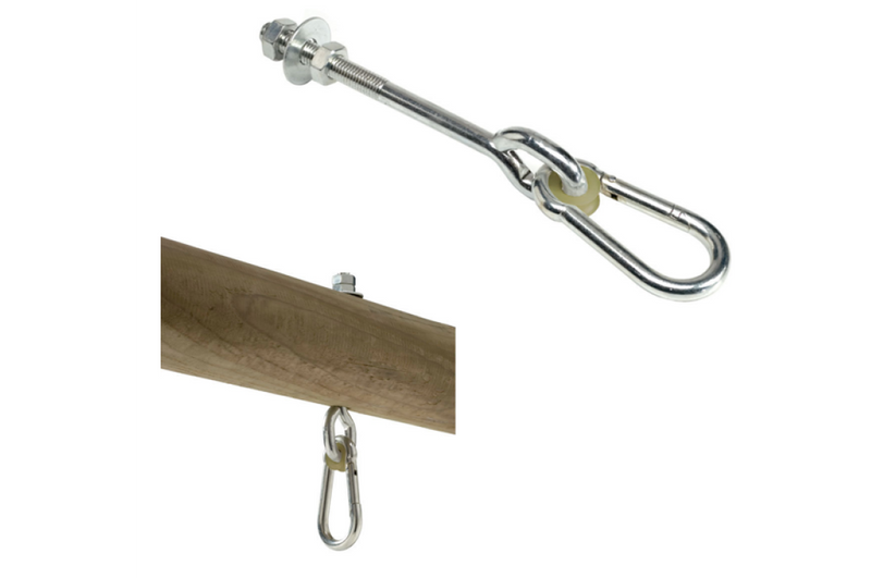 Snap Hook with 140mm + Snap Hook 12mm  Silver