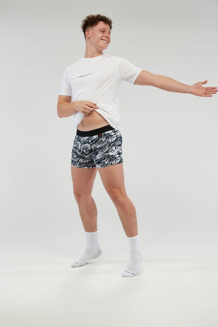 Teen boy wearing Staydry Teen Undies, comfortable and discreet underwear from Stay Dry Products, designed for teens' comfort.