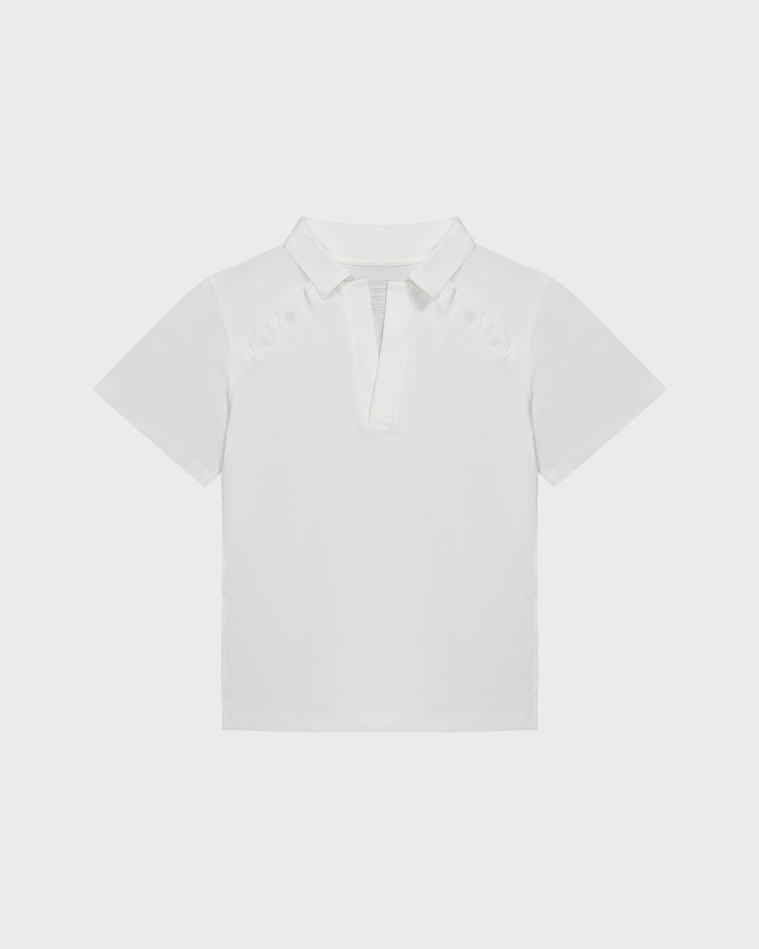 The Adaptive Polo Shirt-kids-arm injury-recovery-The Shapes United