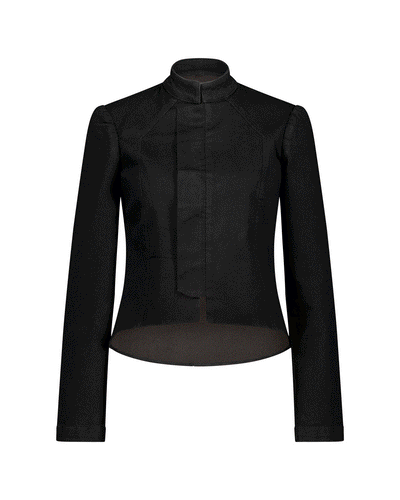 Paula Cropped Magnetic Jacket for Dexterity Support - Blue - Christina Stephens