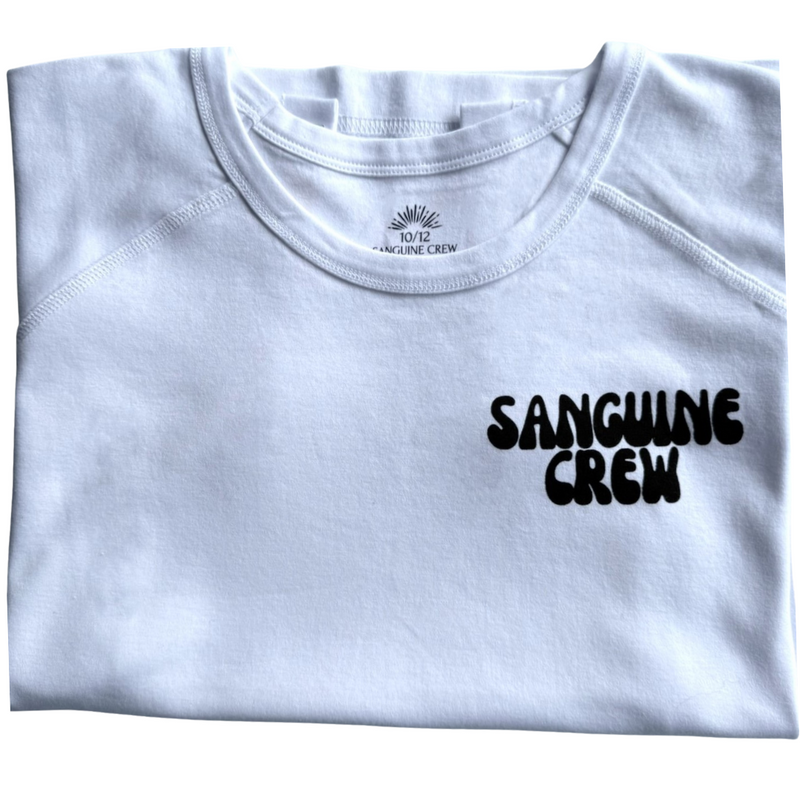 Sanguine Crew White T Shirt - Kids