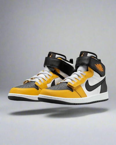 Nike Adaptive Air Jordan Hi FlyEase - White/Yellow Ochre/White/Black (Adults Sizing)