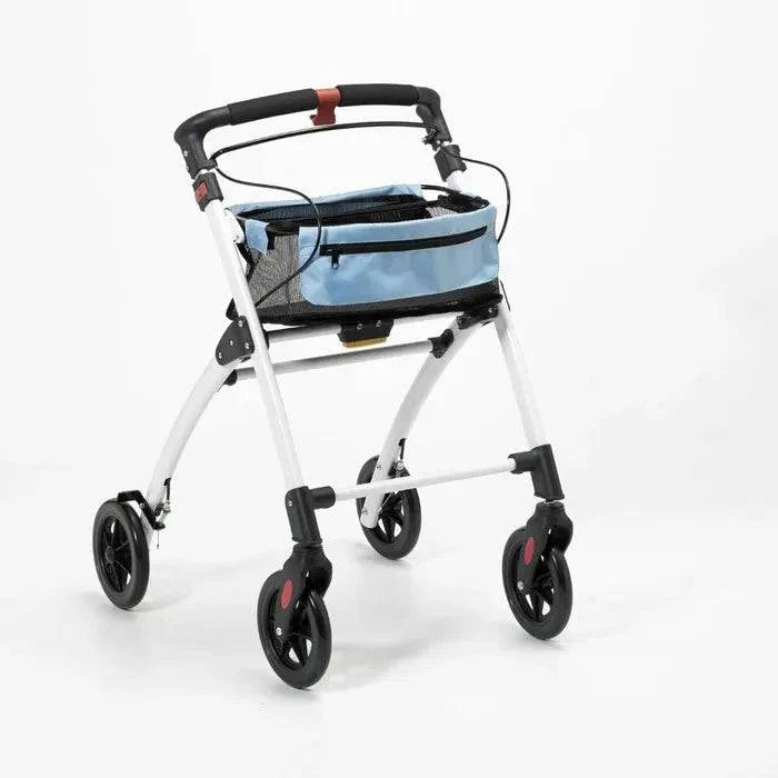Performance Health Days Breeze Indoor Rollator with a sleek design, featuring wheels and a comfortable seat.