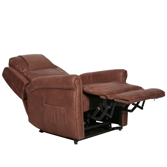 Bronze Aspire Raphael Quattro Powerlift Recline Chair in small size with detailed arm and backrest, designed for comfort and support.