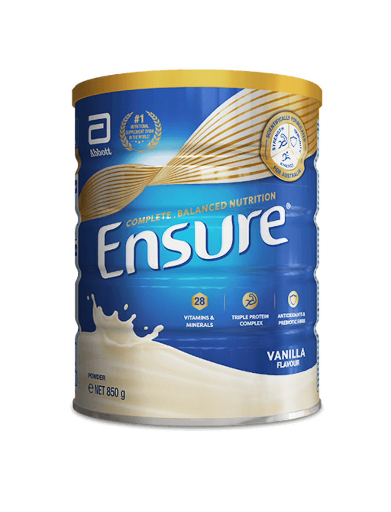 Ensure Powder Vanilla 6 x 850gr Can