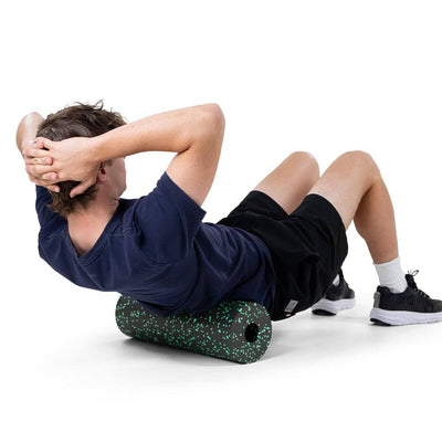 EPP 45 Foam Roller Black/Green Speckle