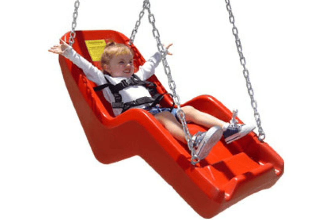 JennSwing play equipment from Special Needs Play Equipment, featuring a comfortable swing designed for accessibility and support.
