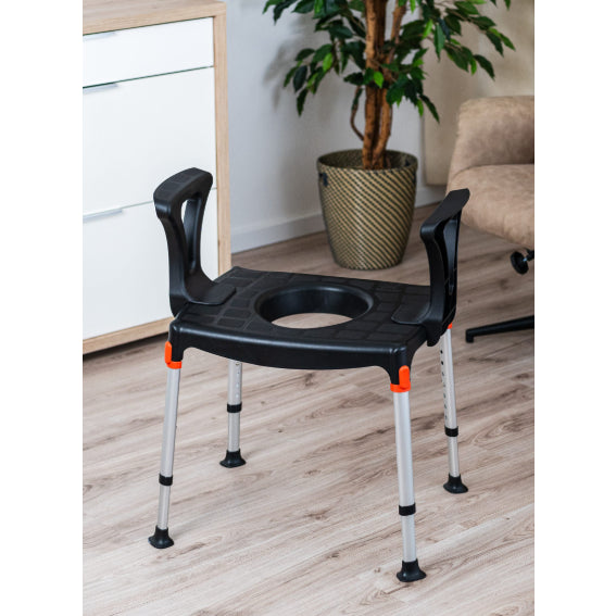 King Commode/Over Toilet with Armrests