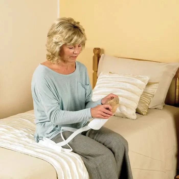 Performance Health Homecraft Terry Cloth Sock Aid for easy dressing, featuring soft terry cloth material and ergonomic design.