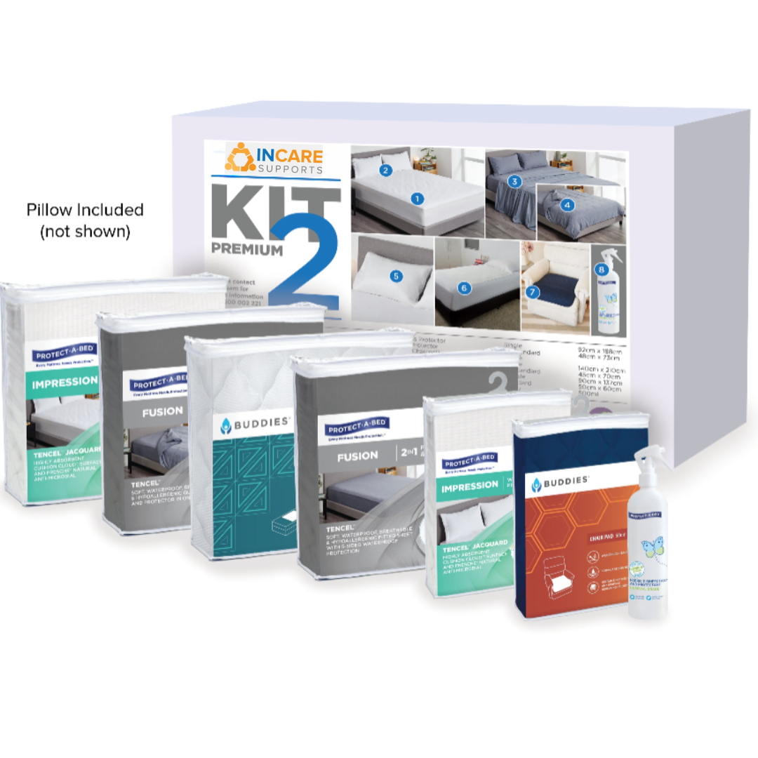 InCare Supports Kit 2 by Instacare Australia, featuring premium Manchester kits with various support items.