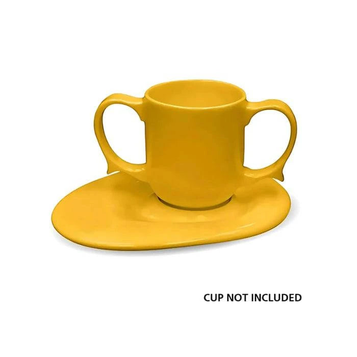 Performance Health Dignity By Wade oval saucer accessory in soft colors, showcasing its smooth surface and rounded edges.