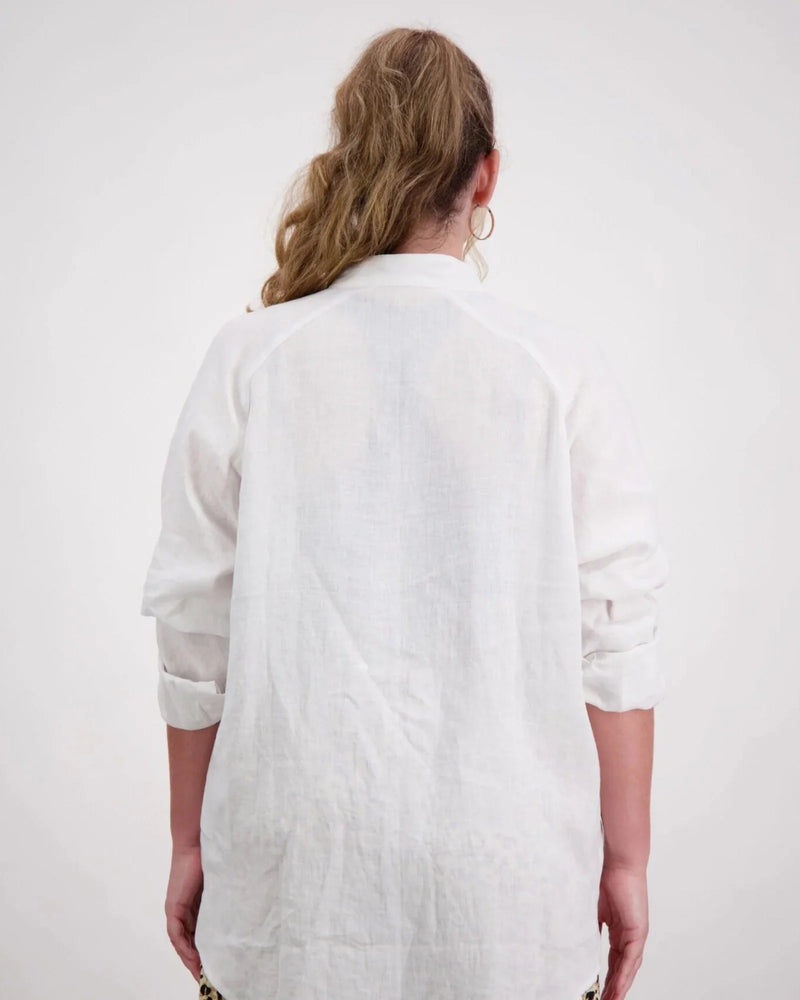 Christina Stephens- Cruiser Magnetic Linen Shirt | Dexterity Friendly Gender Neutral Shirt