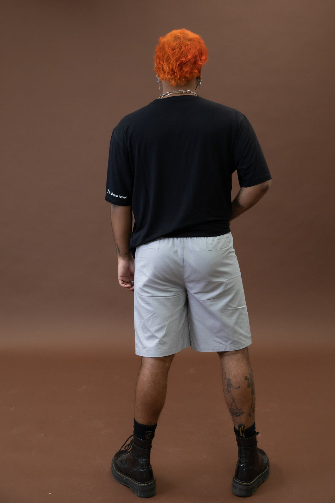 JAM the Label Easy-On Cargo Shorts in a relaxed fit, showcasing pockets and a versatile design for casual wear.