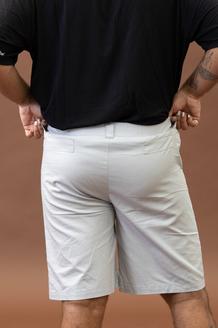 Back view of JAM the Label Easy-On Cargo Shorts showcasing pockets and a relaxed fit in a casual style.