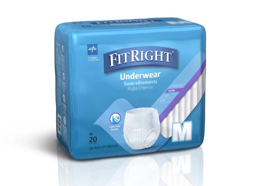 Medline Protection Plus extended wear pants for continence, featuring a comfortable fit and protective design.