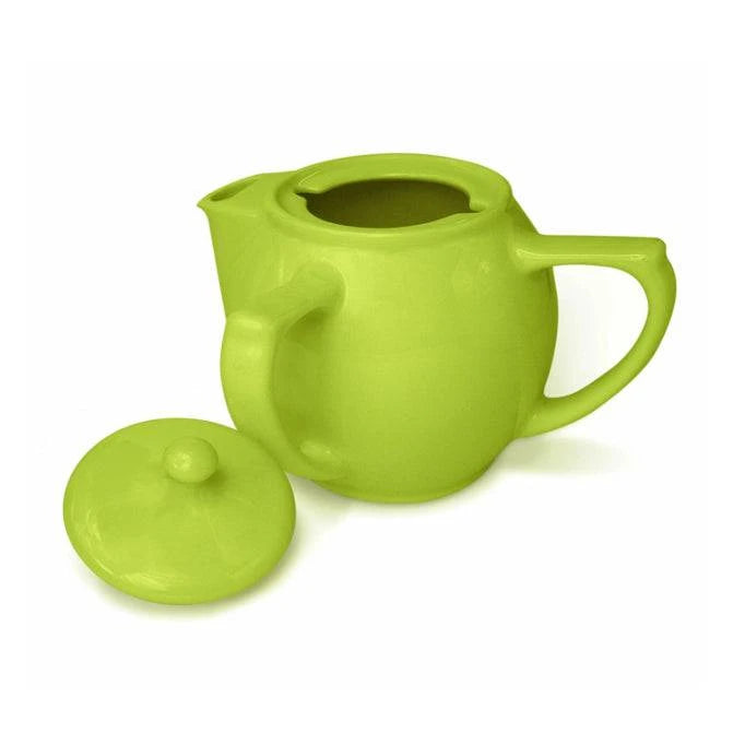 Dignity By Wade two handled teapot in white ceramic with a stylish design and ergonomic handles for easy pouring.