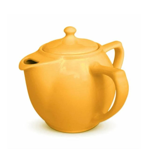 Dignity By Wade two handled teapot in white ceramic with floral design, perfect for elegant tea service.
