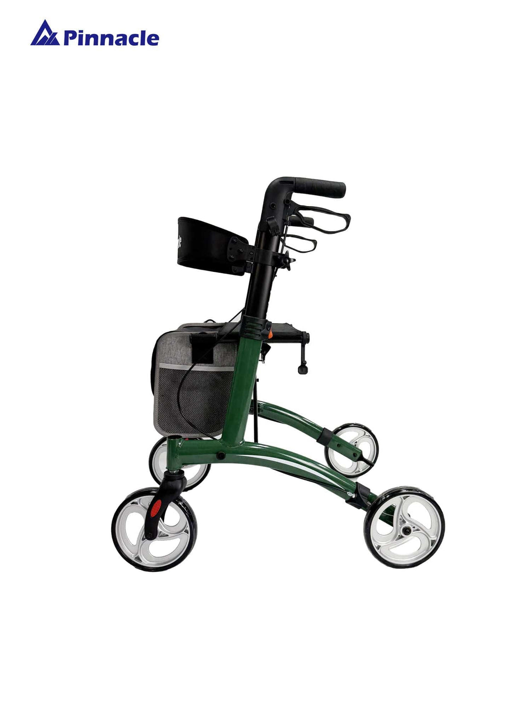 Pinnacle SteadyStep Rollator with sturdy frame and ergonomic handles for enhanced mobility support.