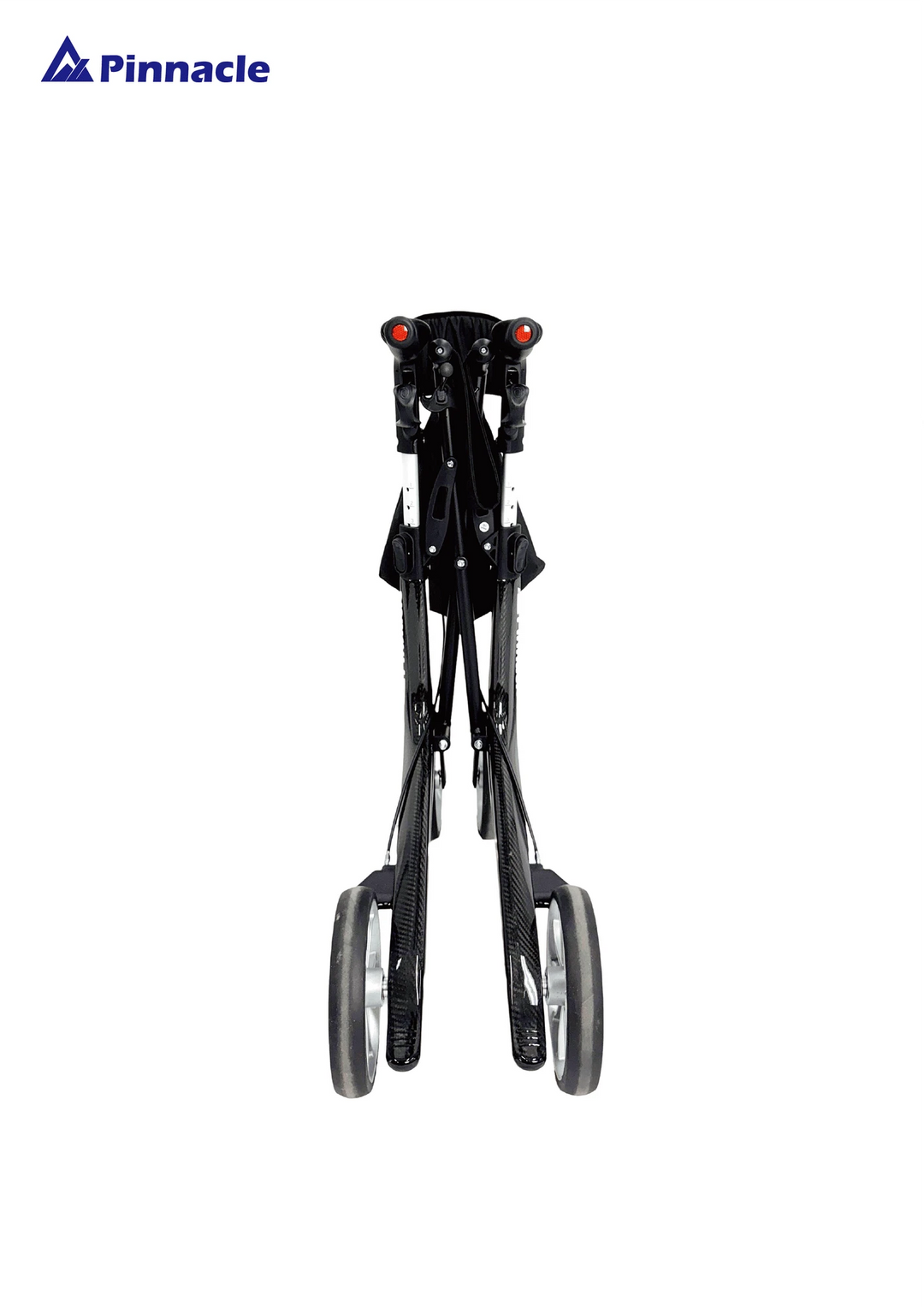 Pinnacle Ultraflex Rollator with adjustable handles and sturdy frame, designed for mobility assistance and support.