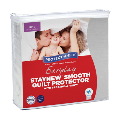 Protect-A-Bed® Satin Smooth (Dynatex) Everyday Staynew Waterproof Quilt Protectors