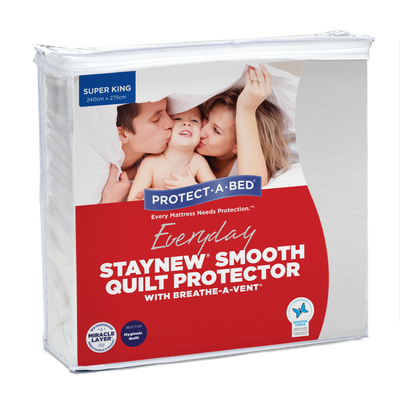 Protect-A-Bed® Satin Smooth (Dynatex) Everyday Staynew Waterproof Quilt Protectors