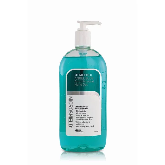 Microshield Angel Blue Antimicrobial Hand Gel 500ML