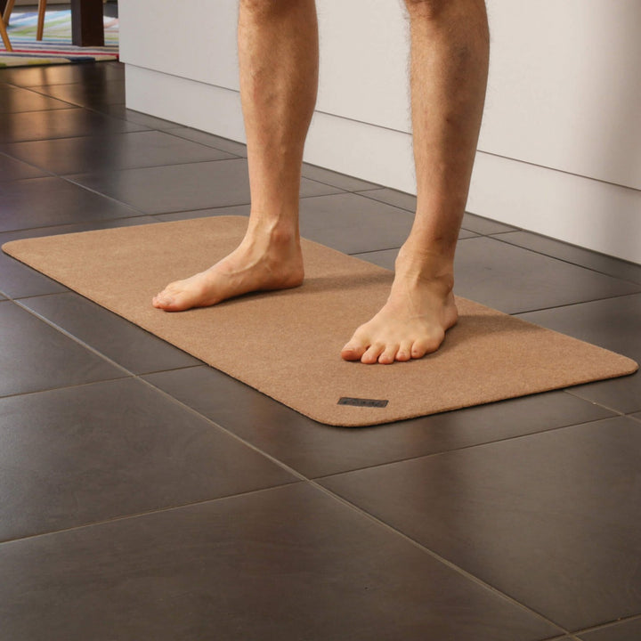 Conni anti-slip absorbent Manchester floor mat mid runner with textured surface and non-slip backing for safety and comfort.