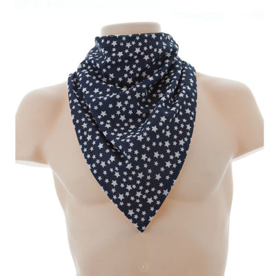 waterproof bandana dark blue small star adult extra large