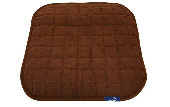 Brolly Sheets double-sided waterproof chair pad in brown, designed for comfort and protection in any seating area.